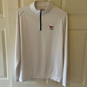 Peter Millar LACC 123rd U.S. Open White Quarter-Zip Pullover